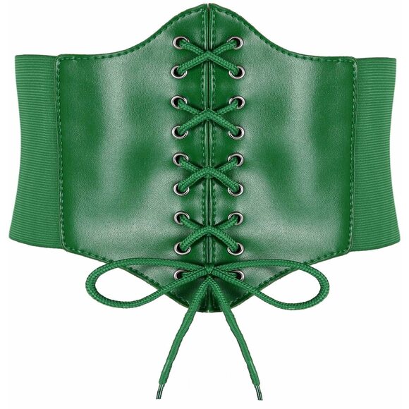 Ноеrеv Accessories - Corsets Belt Tops Leather Vest Pirate Halloween Costume Lace Up Waist Belt🤚